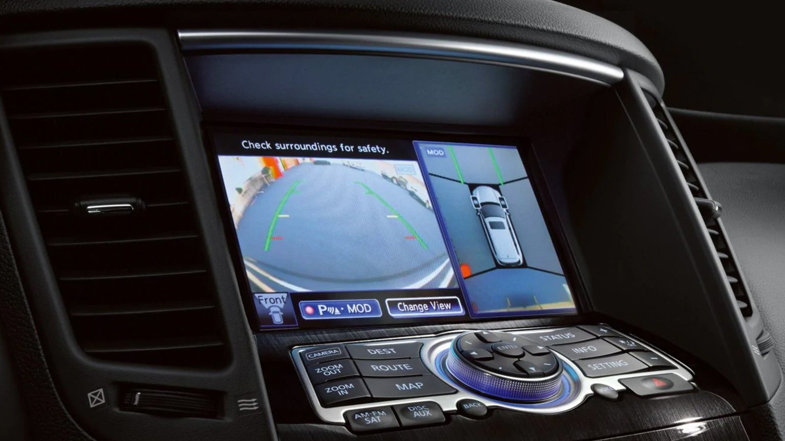 INFINITI Signature30 AROUND VIEW MONITOR WITH MOVING OBJECT DETECTION
