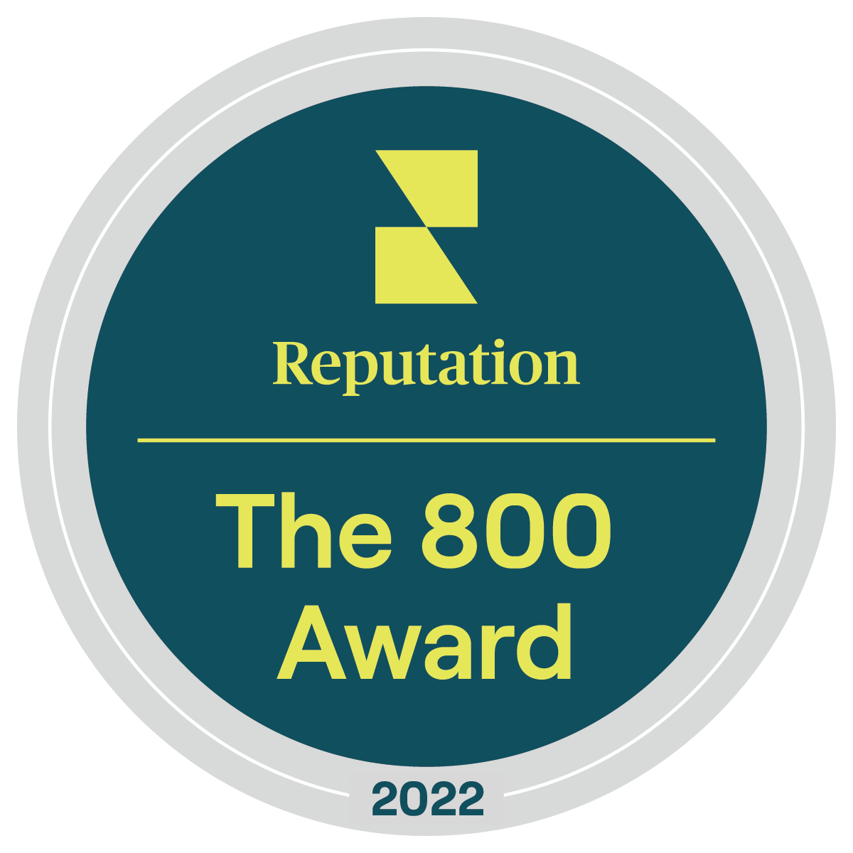 Reputation 800 Award