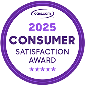 2025 Cars.com Consumer Satisfaction Award for Sanford INFINITI, top-rated Orlando-area luxury dealer for customer service.